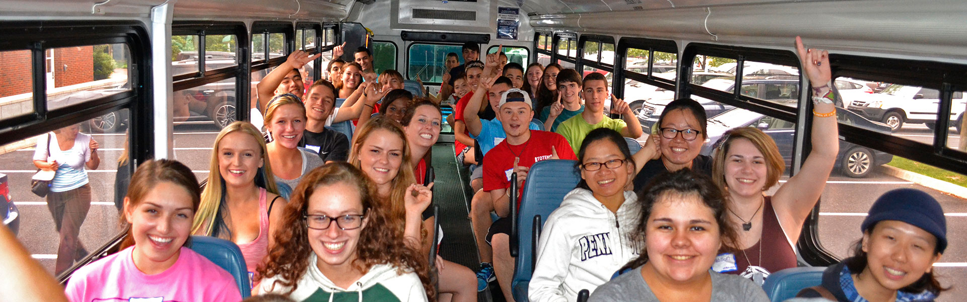 Students on bus