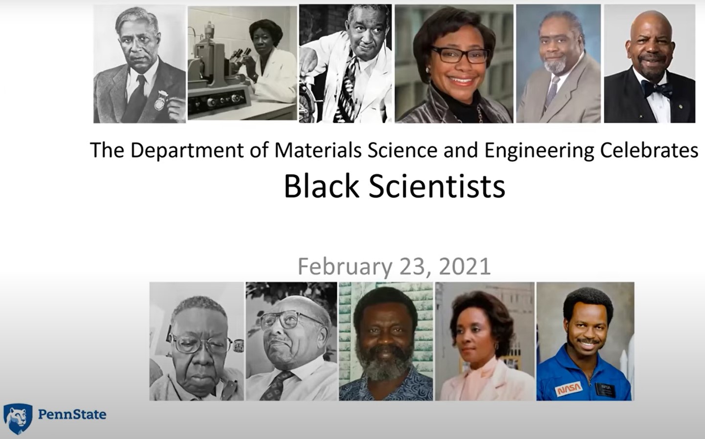 MatSE Celebrates Black scientists