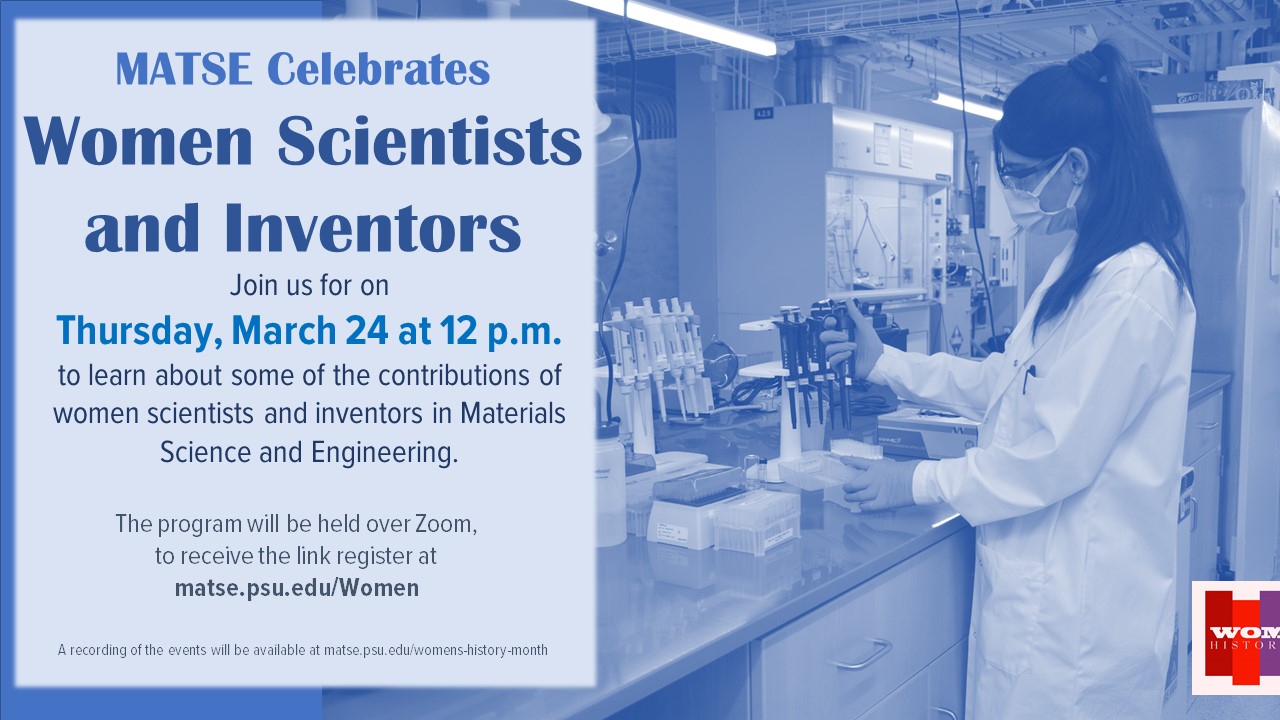 DEI Events And Programs | Penn State Department Of Materials Science ...