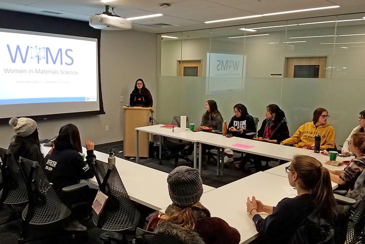 Women in Materials Science club meeting